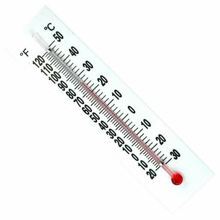 C&A SCIENTIFIC Thermometer with Plastic Back, Dual 97-3101